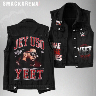 Jey Uso Denim Vest – Wrestling Fan Apparel