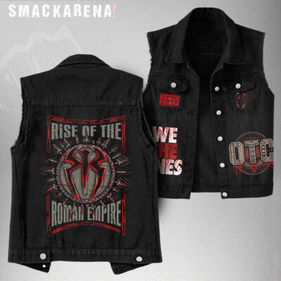 Roman Reigns Denim Vest – Wrestling Fan Apparel
