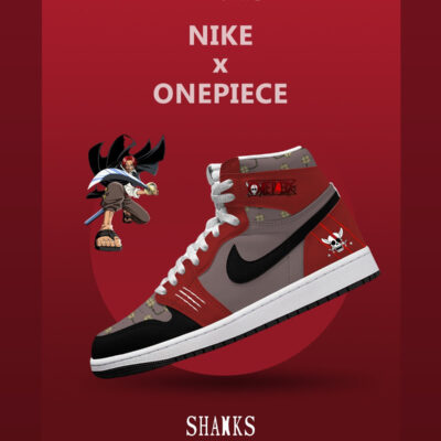 Red-Haired Shanks V.3 Custom High-Top Sneakers