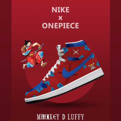 Monkey D. Luffy V.5 Custom High-Top Sneakers