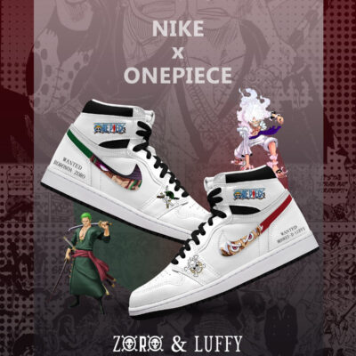 Luffy & Zoro V.1 Custom High-Top Sneakers