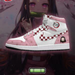 Nezuko Kamado V.2 Custom High-Top Sneakers
