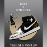 Trafalgar D. Water Law V.2 Custom High-Top Sneakers