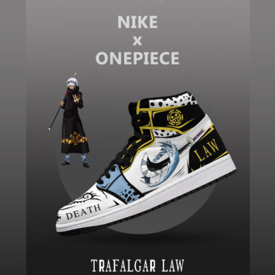 Trafalgar D. Water Law V.4 Custom High-Top Sneakers