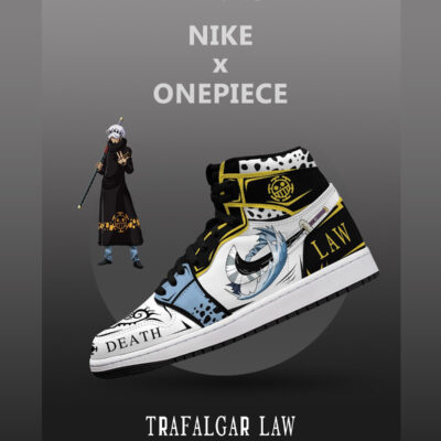 Trafalgar D. Water Law V.4 Custom High-Top Sneakers
