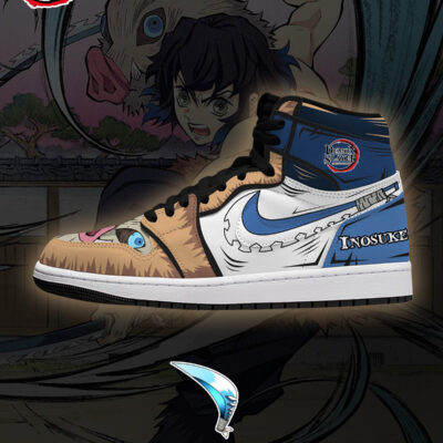 Inosuke Hashibira V.3 Custom High-Top Sneakers