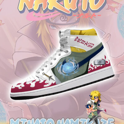 Fourth Hokage Minato Namikaze V.1 Custom High-Top Sneakers