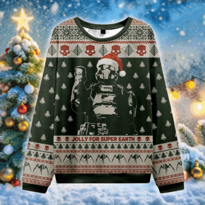 Helldivers Ugly Christmas Sweater