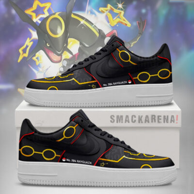 Shiny Rayquaza 1 - Pokemon Shiny AF1 Shoes
