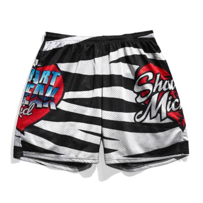 Shawn Michaels HBK Zebra Retro Shorts