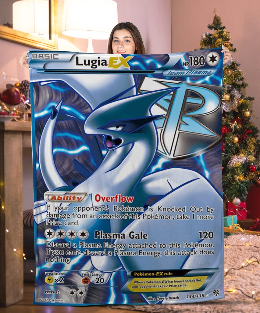 Pokemon Basic Lugia EX Pokemon Card Blanket 261993 – Smackarena