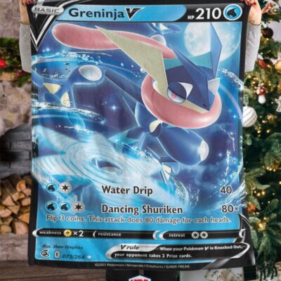 Pokemon Greninja V Fusion Strike Blanket   -EUCD8-6265