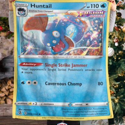 Pokemon Huntail Fusion Strike Blanket   -HL6DJ-5371