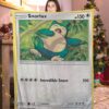 Pokemon Snorlax Pokemon Card Blanket 586991