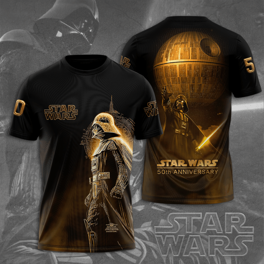 Star Wars 50th Anniversary 3D Apparel - TMTHU1228 - Image 2