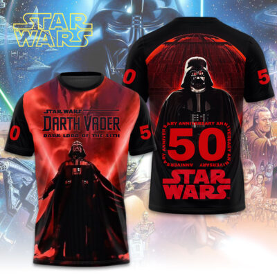 Star Wars x Darth Vader 50th Anniversary 3D Apparel - TMTHU632
