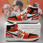 Baltimore Orioles MLB J1 High Top Shoes