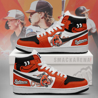 Baltimore Orioles MLB J1 High Top Shoes