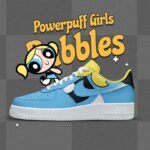 Bubbles The Powerpuff Girls AF1 Low Shoes