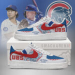 Chicago Cubs MLB AF1 Low Top Shoes