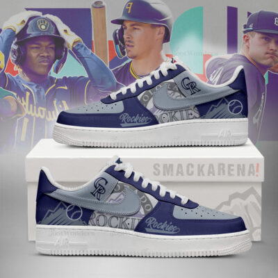 Colorado Rockies MLB AF1 Low Top Shoes