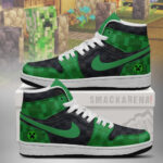Creeper Minecraft J1 Shoes Version 1