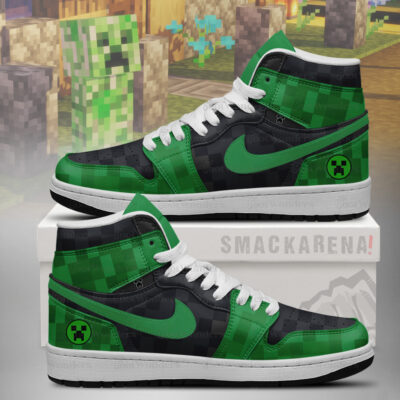 Creeper Minecraft J1 Shoes Version 1