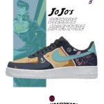 Josuke Higashikata JoJo's Bizarre Adventure AF1 Shoes