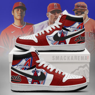 Los Angeles Angels MLB J1 High Top Shoes