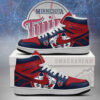 Minnesota Twins MLB J1 High Top Shoes