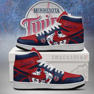 Minnesota Twins MLB J1 High Top Shoes