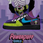 Mojo Jojo V.1 Powerpuff Girls AF1 Low Shoes