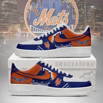 New York Mets MLB AF1 Low Top Shoes