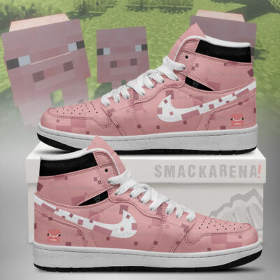 Pig Minecraft J1 Shoes