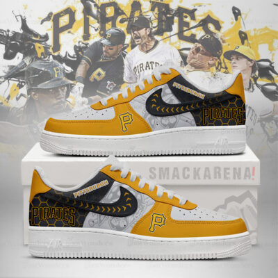 Pittsburgh Pirates MLB AF1 Low Top Shoes