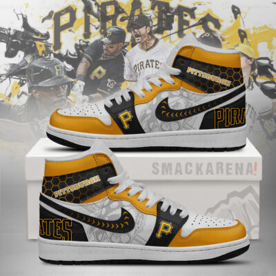 Pittsburgh Pirates MLB J1 High Top Shoes