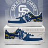 San Diego Padres MLB AF1 Low Top Shoes