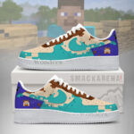 Steve Minecraft AF1 Shoes