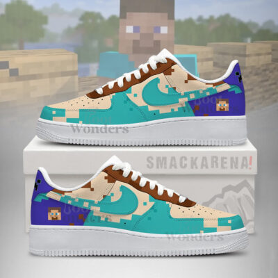 Steve Minecraft AF1 Shoes