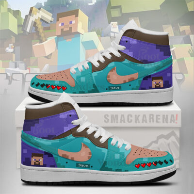 Steve Minecraft J1 Shoes Version 1
