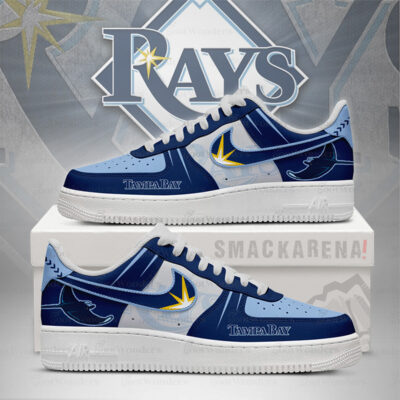 Tampa Bay Rays MLB AF1 Low Top Shoes