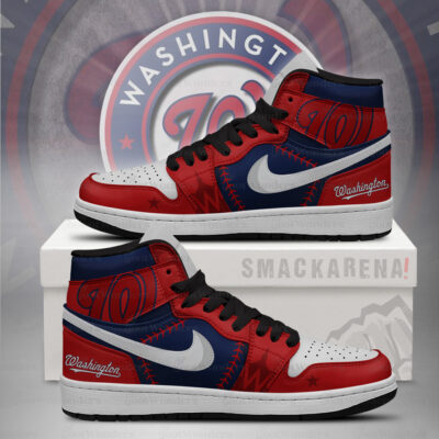 Washington Nationals MLB J1 High Top Shoes