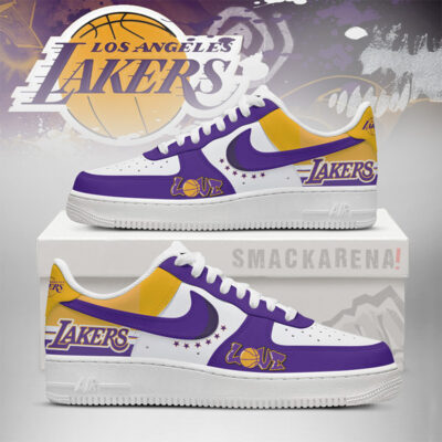 Los Angeles Lakers NBA AF1 Shoes Version 2