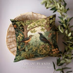 Woven Pillow Cottagecore Decor
